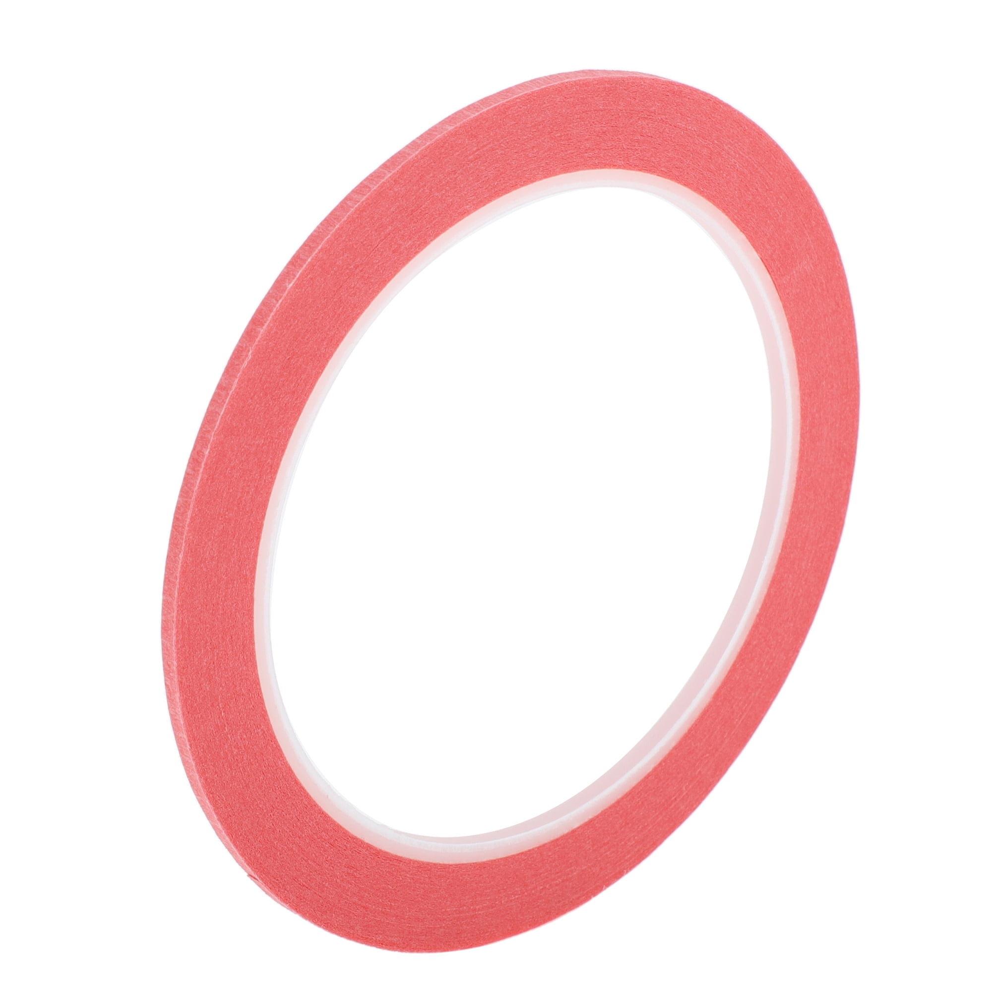 Unique Bargains Painters Tape Medium Tack Easy Removal Red 27.34 Yards x 0.10 Inches