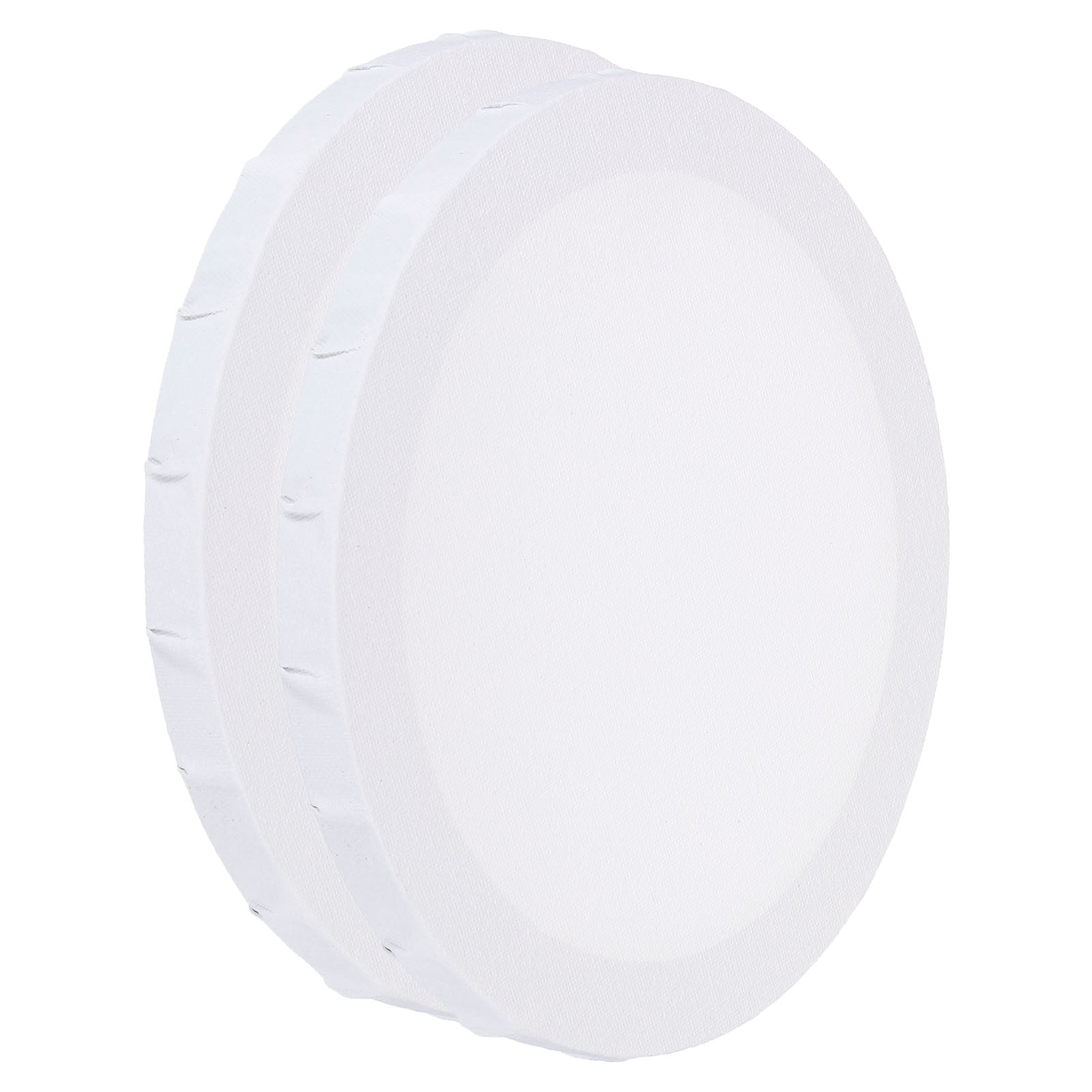 Unique Bargains Painting Canvas Panels Blank Art Board White 8"x8"