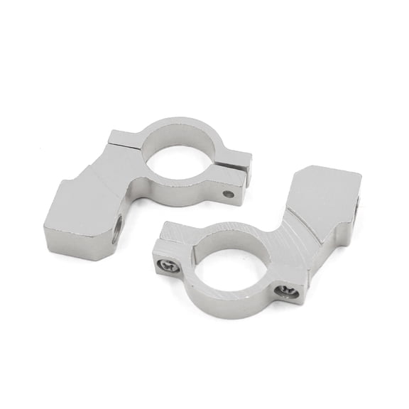 Unique Bargains Pair Aluminum Alloy 10mm 7/8" Motorcycle Handlebar Rearview Mirror Holder