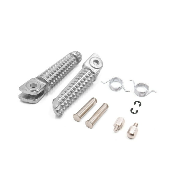 Unique Bargains Pair Aluminum Alloy Nonslip Motorcycle Front Foot Pedal Footrest Pegs for Yamaha
