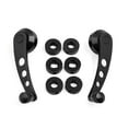 thumbnail image 1 of Unique Bargains Pair Black Aluminum Alloy Car Window Winder Door Crank Handle w Adaptors, 1 of 4