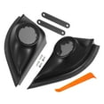thumbnail image 1 of Unique Bargains Pair Car Door Window Cover Trim Speaker Panel Fit for Honda VEZEL HRV 14 w/ Screwdriver and Screws Black, 1 of 6