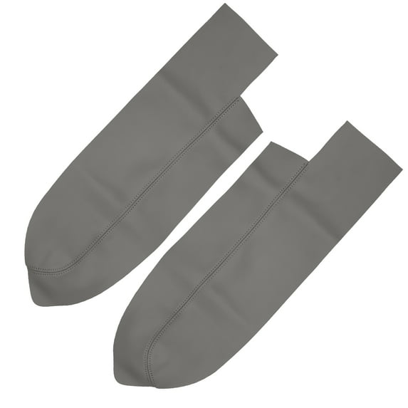 Unique Bargains Pair Car Front Door Panels Armrest Cover Gray for Honda CR-V