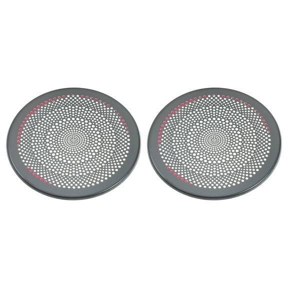 Unique Bargains Pair Dashboard Speaker Frame Cover Trim Car Audio Grille for Ford Escape Kuga 2020-2021 Titanium Tone