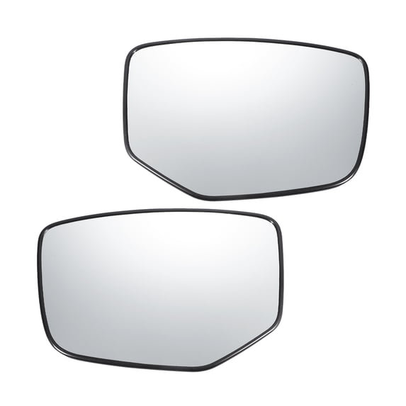 Unique Bargains 1 Pcs Pair Left Right Rearview Mirror Glass Replacement Heated White with Back Fit for Honda Accord 2008-2010