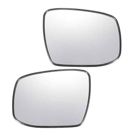 Unique Bargains 1 Pcs Pair Left Right Rearview Mirror Glass Replacement Non-heated White Glass with Back Fit for Honda Jazz