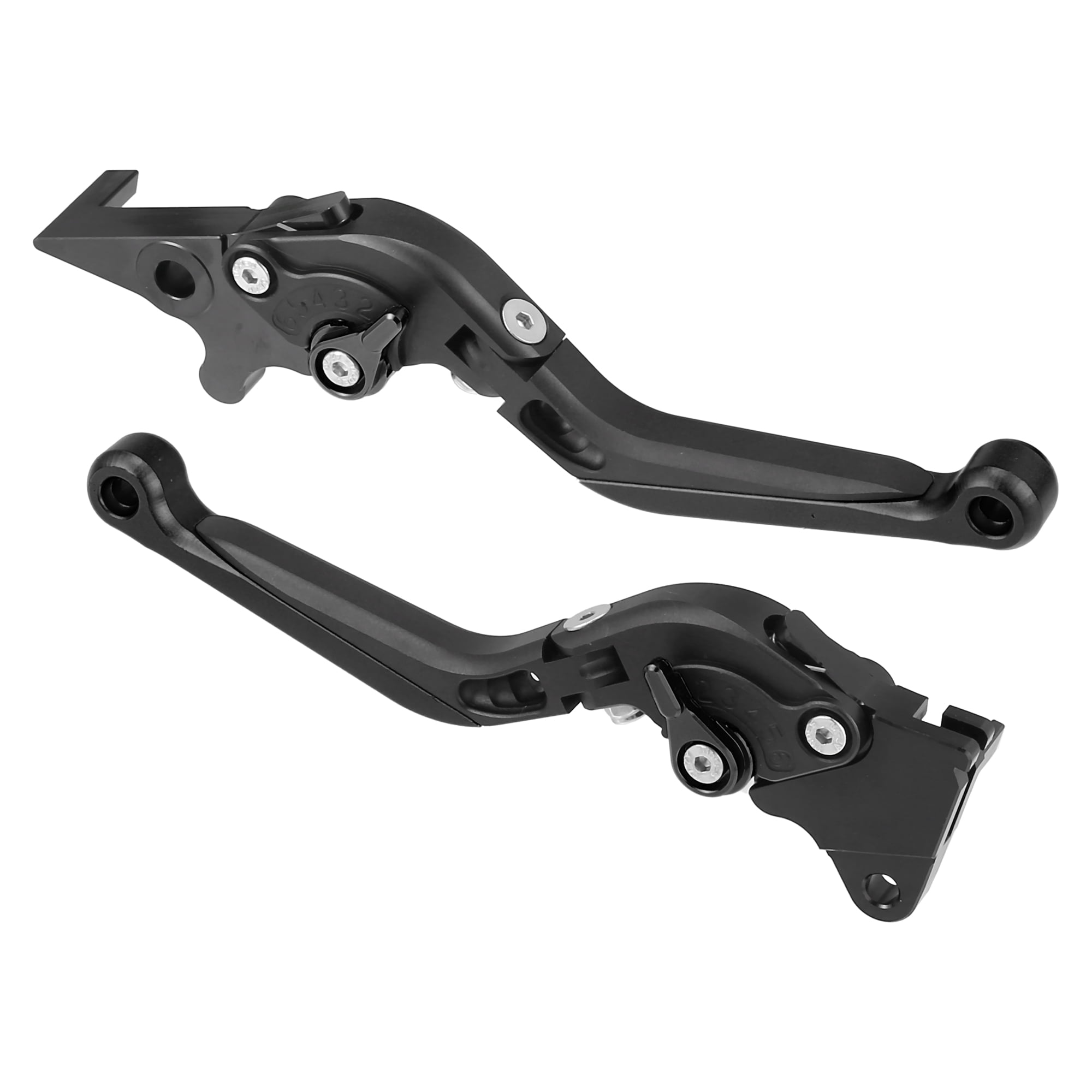 Unique Bargains Pair Motorcycle Brake Clutch Levers Adjustable 