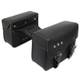 thumbnail image 1 of Unique Bargains Pair Motorcycle Saddlebag Side Tool Bags Luggage Bag Adjustable Buckles Black, 1 of 8