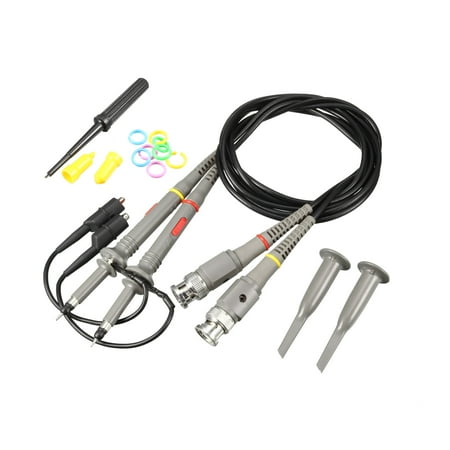 Unique Bargains Pair X1 X10 100MHz Oscilloscope Scope Clip Probe Analyzer for HP Tektronix