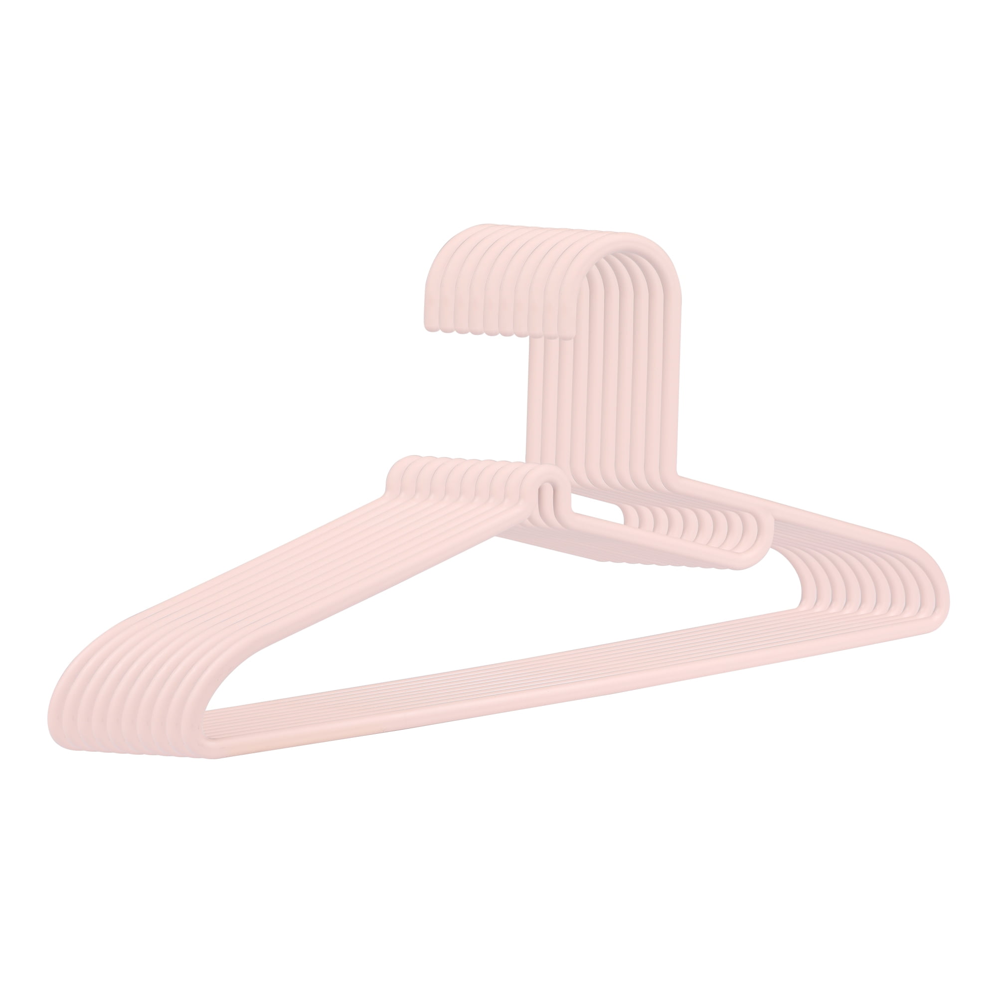 Unique Bargains Pants Hangers Clothes Hangers for Closet Organization 10 Pcs Pink