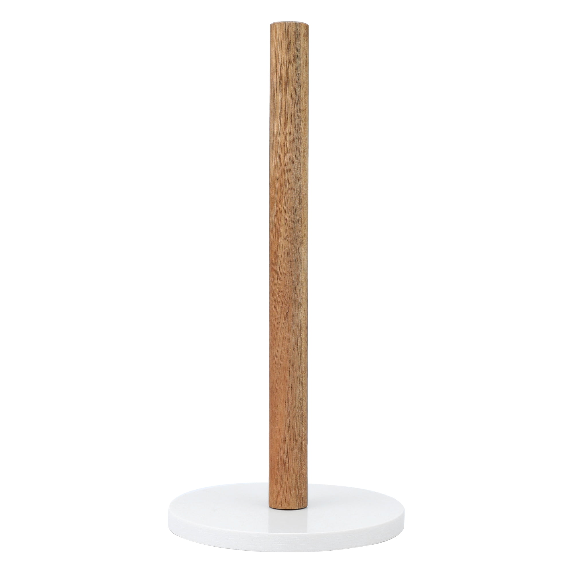 Unique Bargains Paper Towel Holder Countertop Weighted Base Marble Color A 12.6x5.9inch