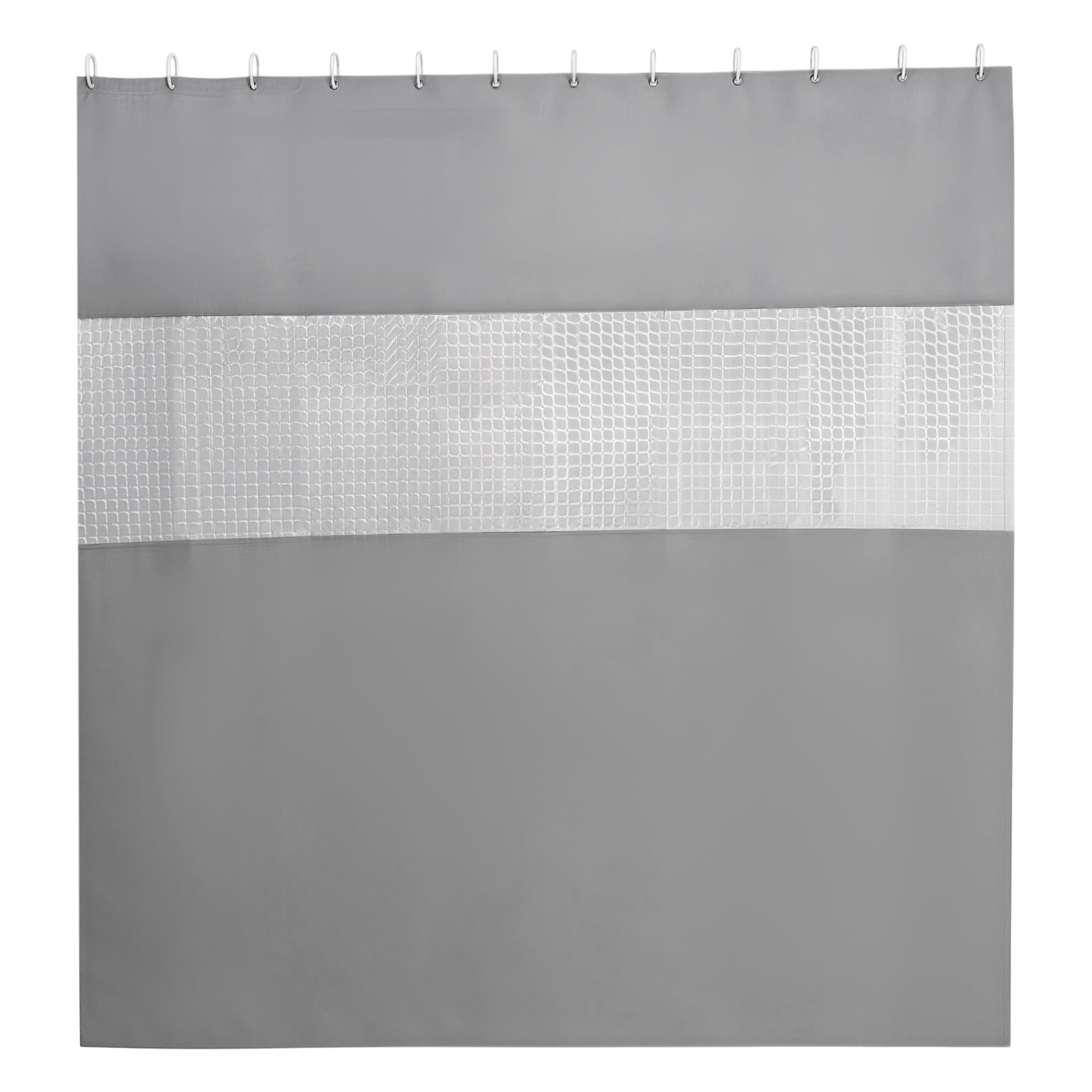 Unique Bargains Patchwork Shower Curtain 70.87x70.87 Inches One Set for Bathroom Dark Gray