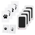 thumbnail image 1 of Unique Bargains Paw Print Kit for Dogs 4 Pcs Ink Pad & 2 Wooden Frames Dog Paw Print Memorial Kit for Pet Lovers Gift White, 1 of 6
