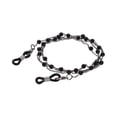 thumbnail image 1 of Unique Bargains Pearl Pattern Eyeglass Chain 29.53" 1 Pc Black, 1 of 5