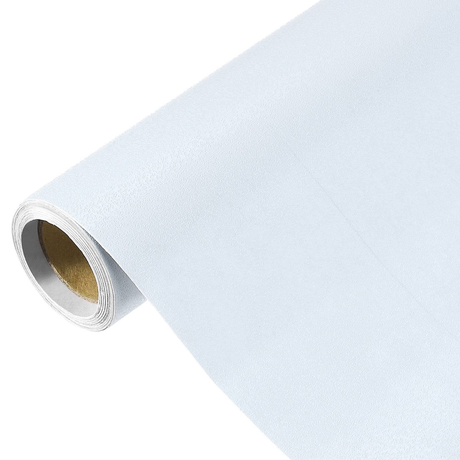 Unique Bargains Peel Stick Wallpaper Solid Color Vinyl Self-Adhesive Paper Light Blue
