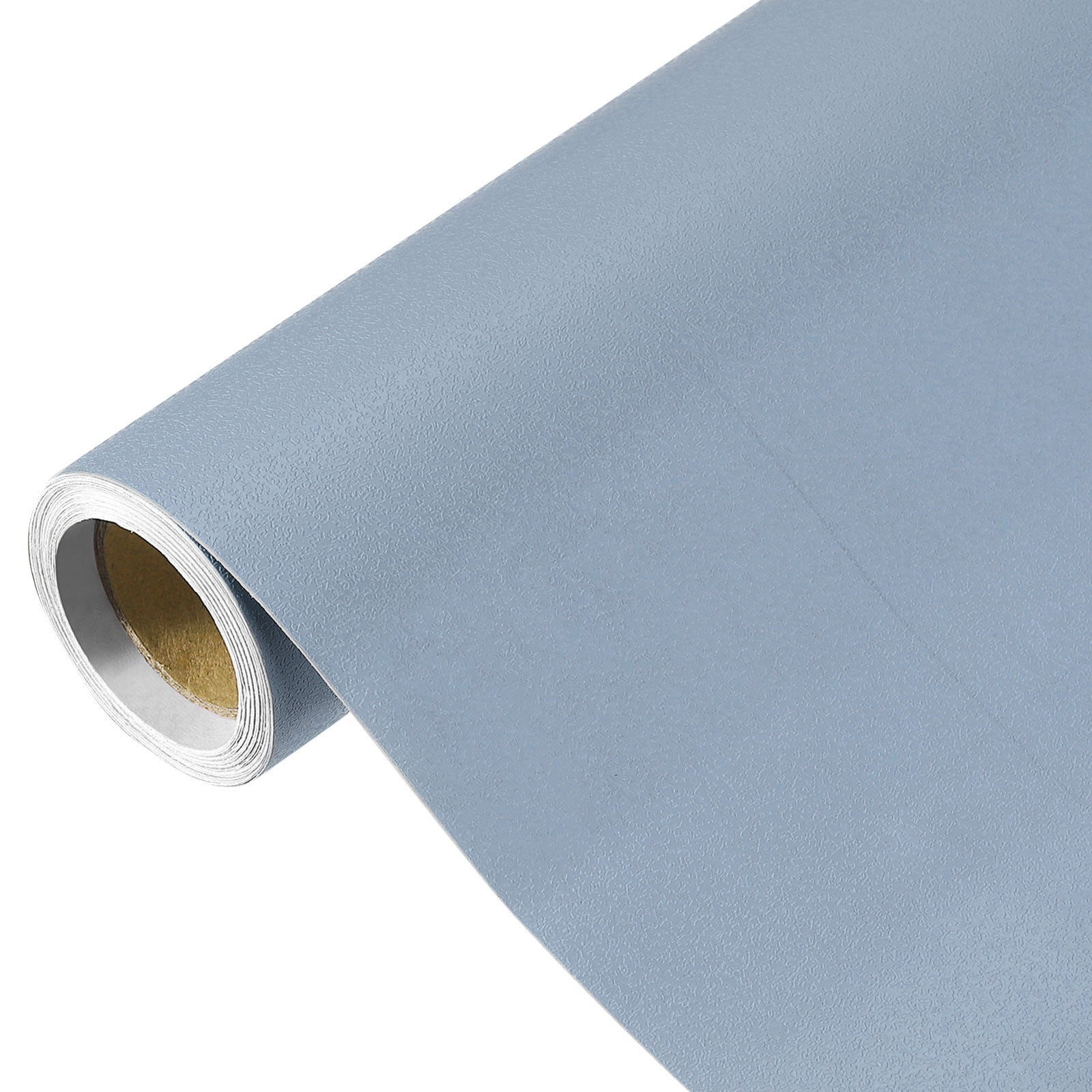 Unique Bargains Peel Stick Wallpaper Solid Color Vinyl Self-Adhesive Paper Morning Blue