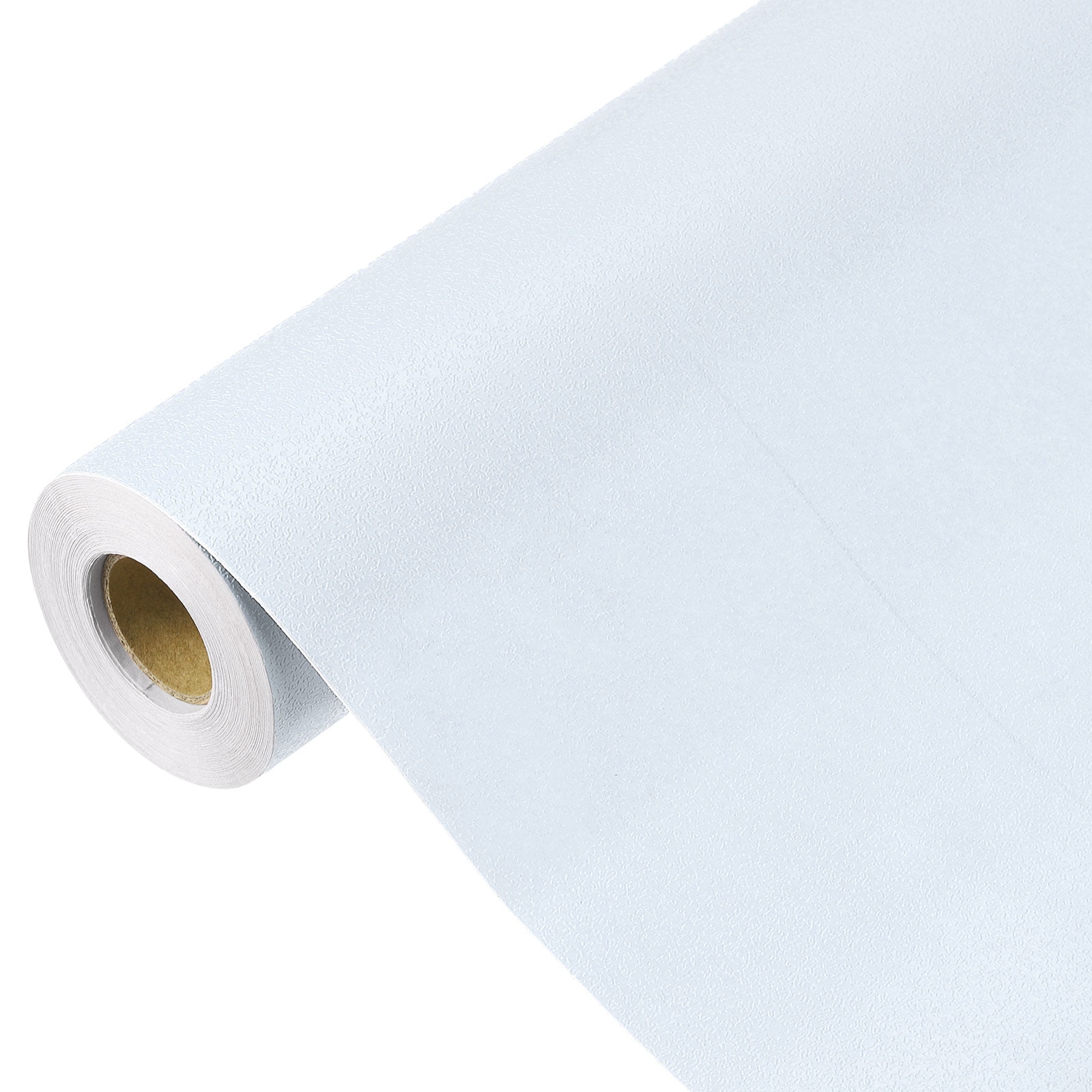 Unique Bargains Peel Stick Wallpaper Solid Color Vinyl Self-Adhesive Paper Sky Blue