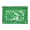 thumbnail image 1 of Unique Bargains Pencil Case for 3 Ring Binder with Smooth Zipper Green, 1 of 7