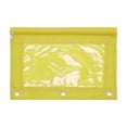 thumbnail image 1 of Unique Bargains Pencil Case for 3 Ring Binder with Smooth Zipper Yellow, 1 of 7