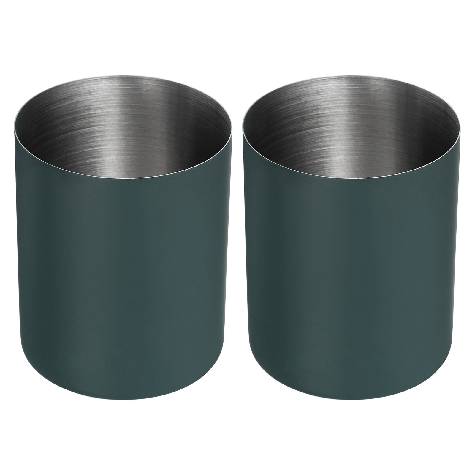 Unique Bargains Stylish Stainless Steel Pencil Holder for Desk Accessories Green