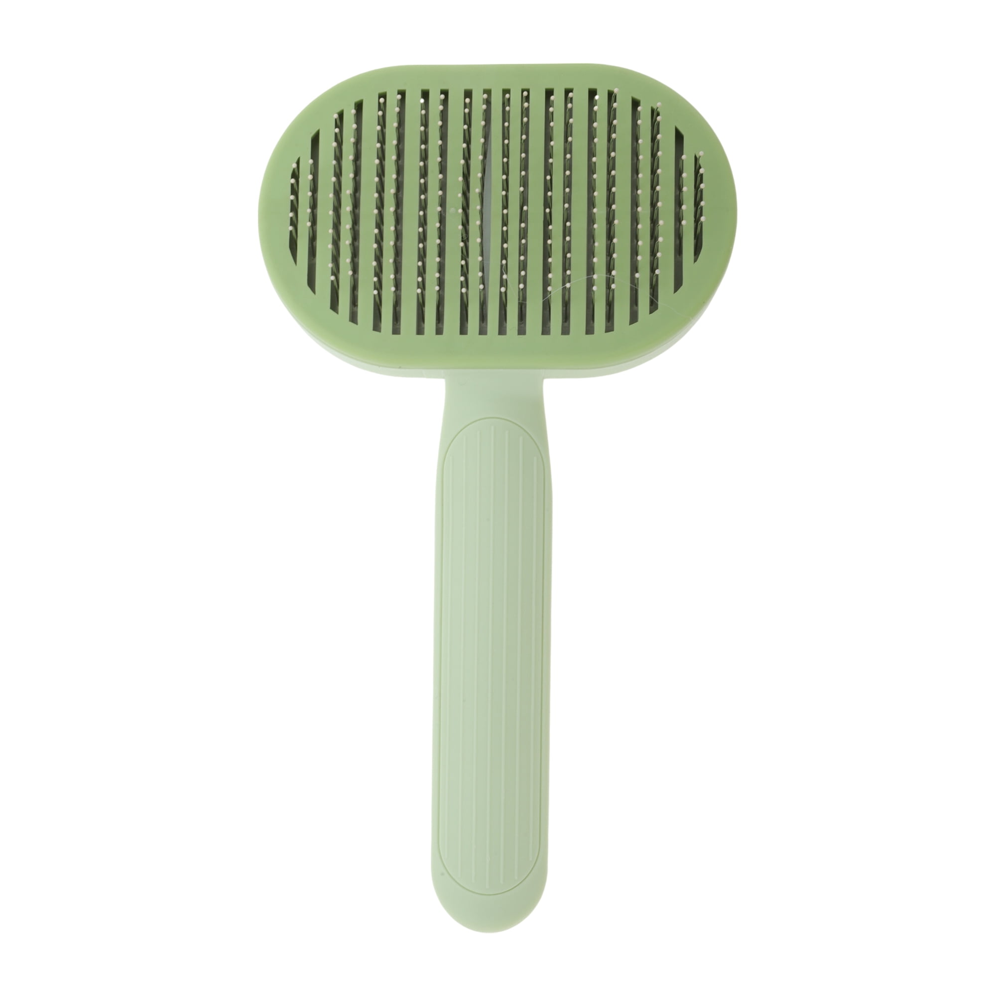 Unique Bargains Pet Brush Cleaning Brush for Cats and Dogs Yellow Green 7.09 in