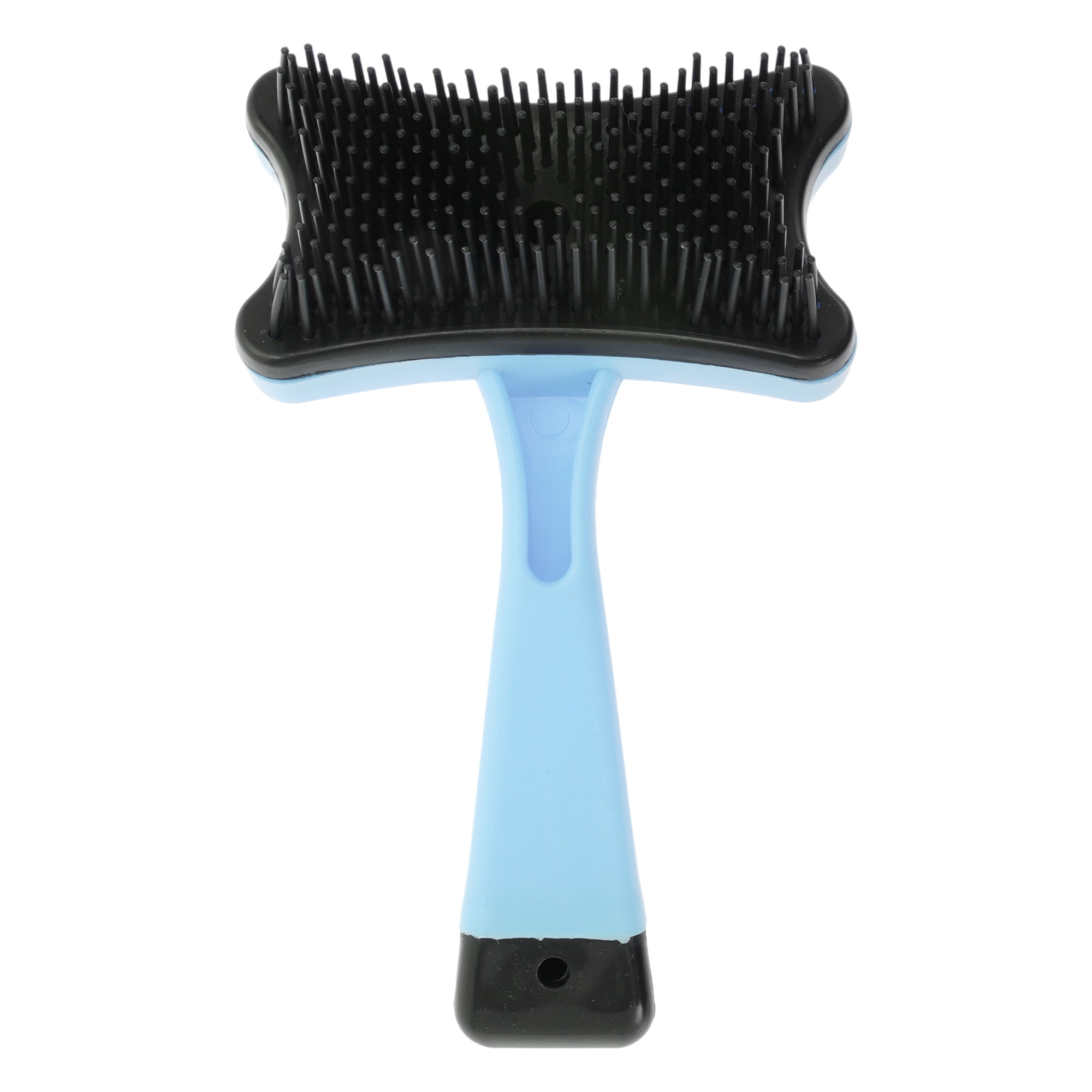 Unique Bargains Pet Brush for Cats and Dogs for Easy Use Yellow Blue 5.51 in