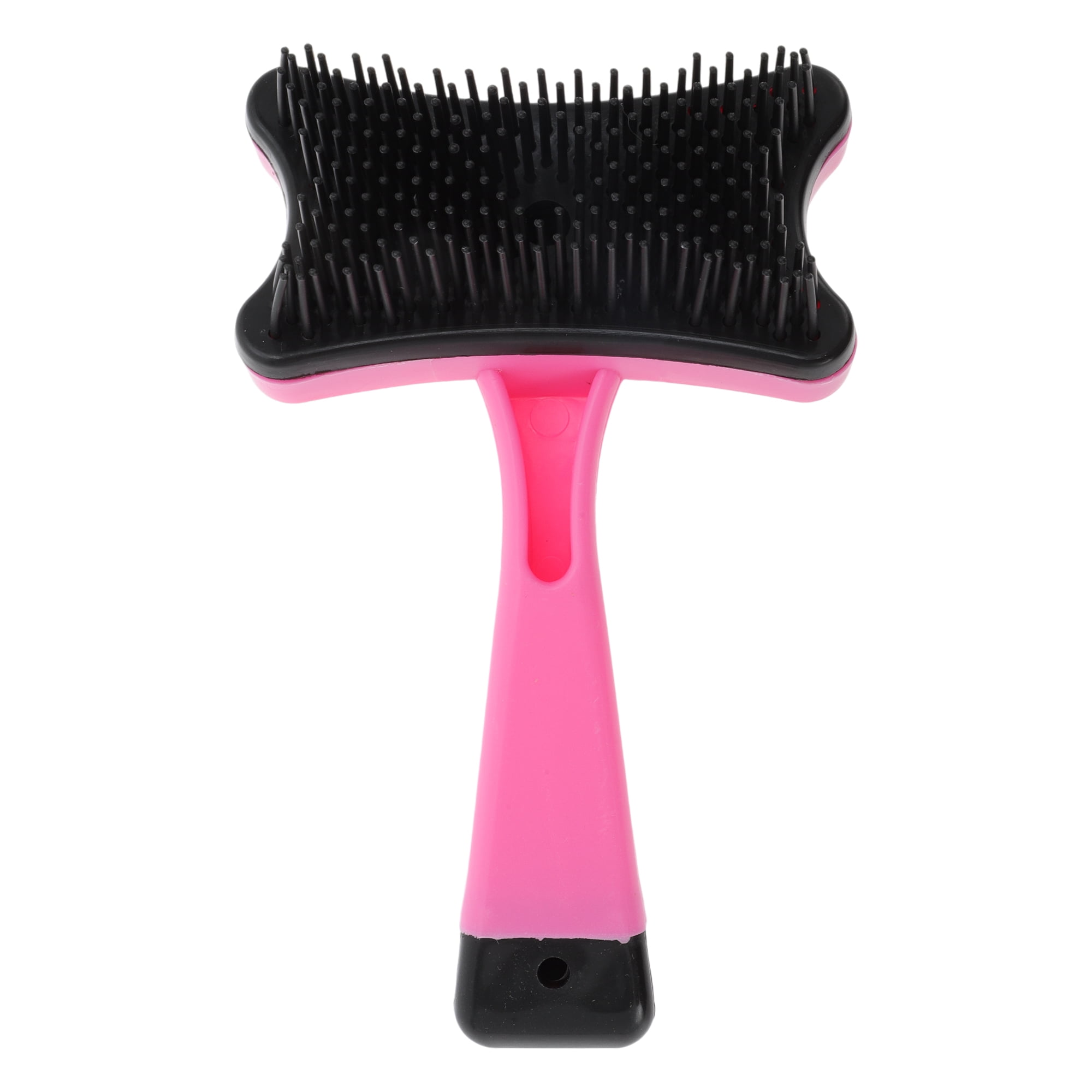 Unique Bargains Pet Brush for Cats and Dogs for Easy Use Yellow Rose Red 5.51 in