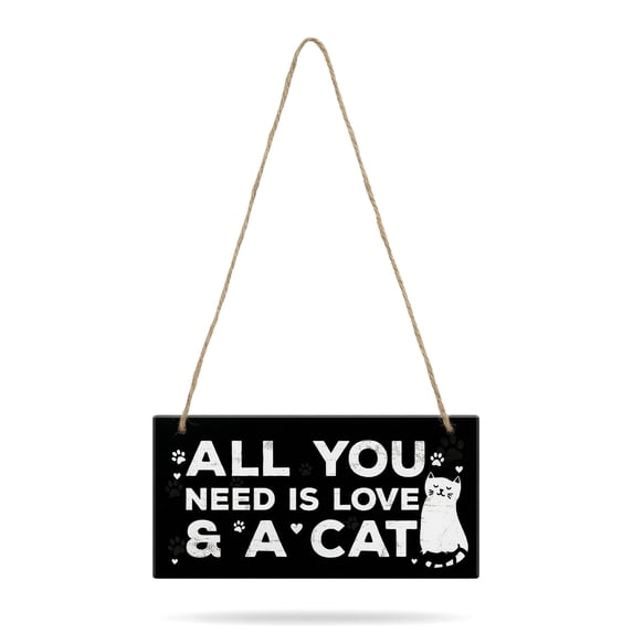 Unique Bargains Pet Sign Home Decor Decorative Wall Plaque Style G 3.9in