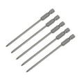 thumbnail image 1 of Unique Bargains Phillips Bits, 1/4 inch Hex Shank 100mm Length Cross 3PH0 Magnetic Screw Driver S2 Screwdriver Bit 5Pcs, 1 of 5