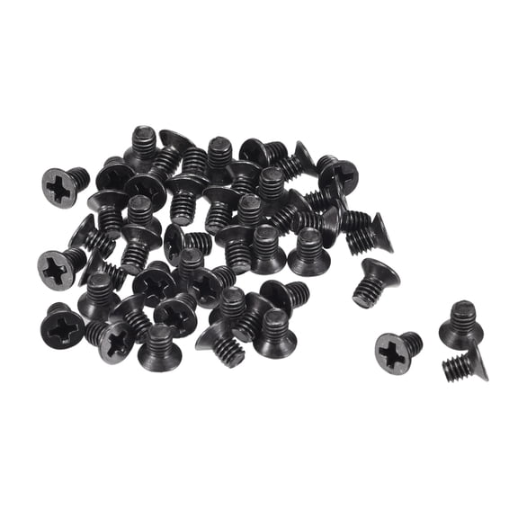 Unique Bargains Phillips Screw Fasteners for Laptop PC TV Fan Switch 150 Pcs M2.5 x 4mm