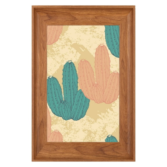 Unique Bargains Photo Frame Tabletop Display Picture Frame Brown 4x6