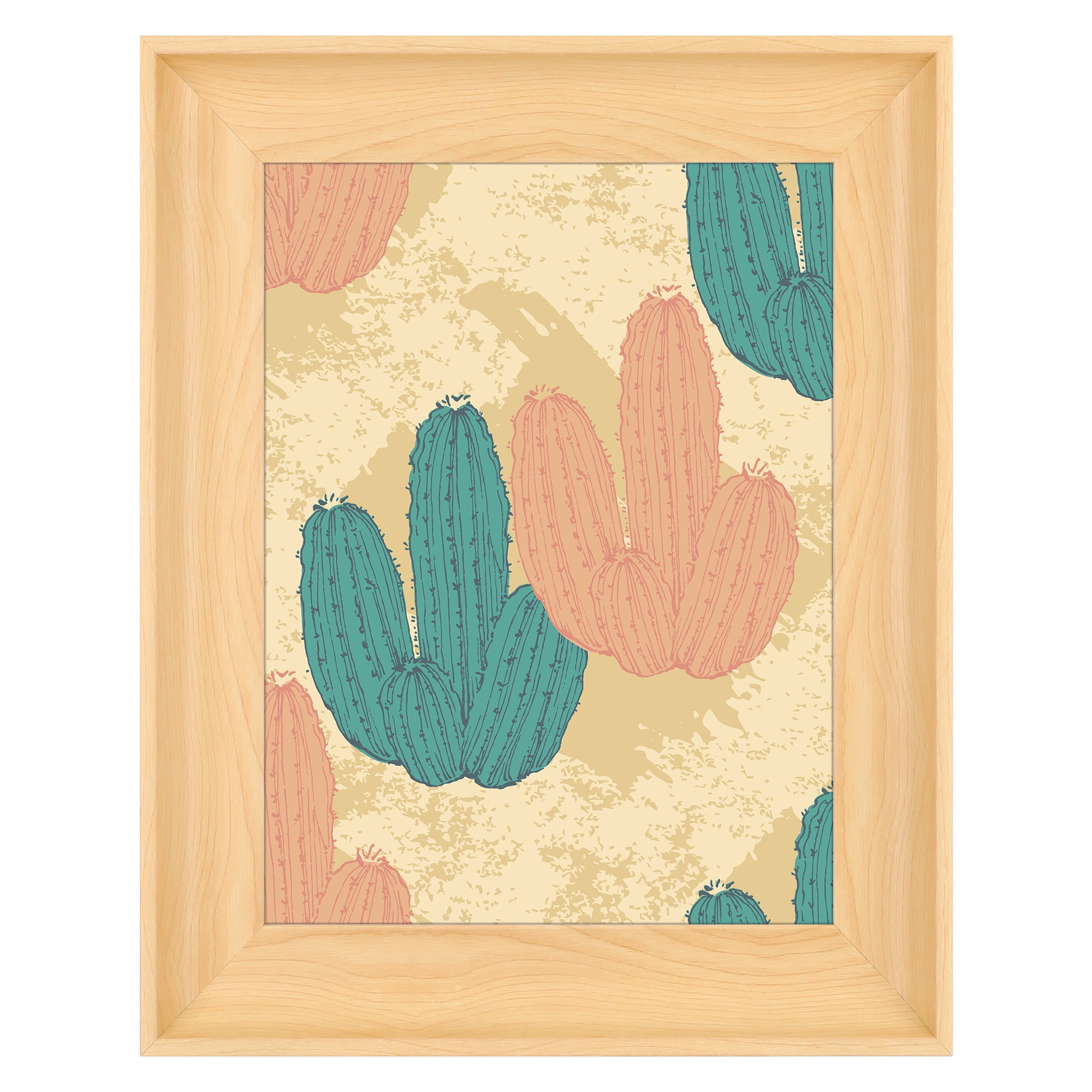 Unique Bargains Photo Frame Tabletop Display Picture Frame Wood Color 8x10