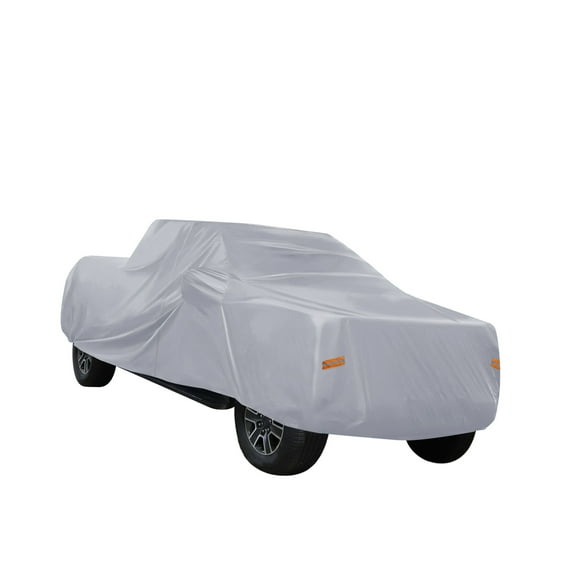 Unique Bargains Pickup Truck Car Cover for Toyota Tacoma Crew Cab Pickup 4-Door 05-21 Gray
