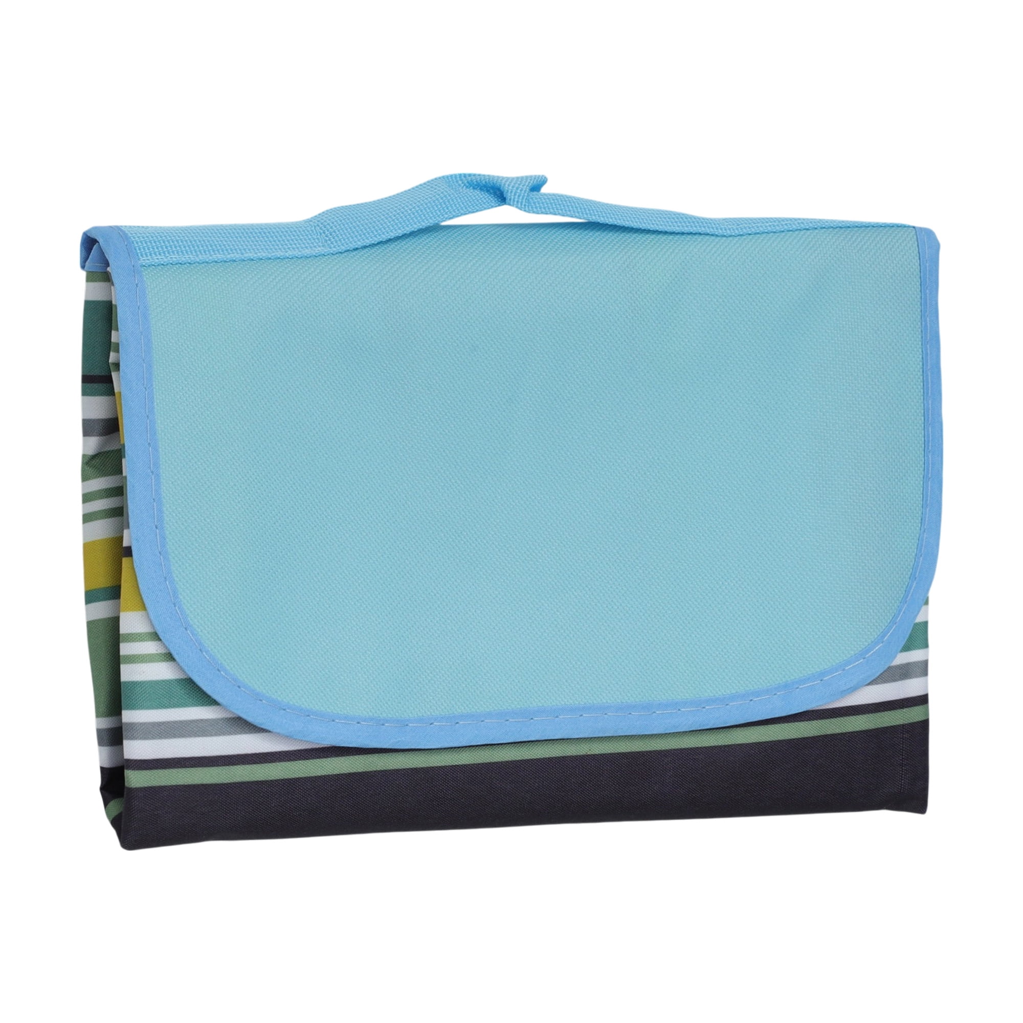 Unique Bargains Picnic Blanket Waterproof Beach Mat Lightweight with Handle Multicolor
