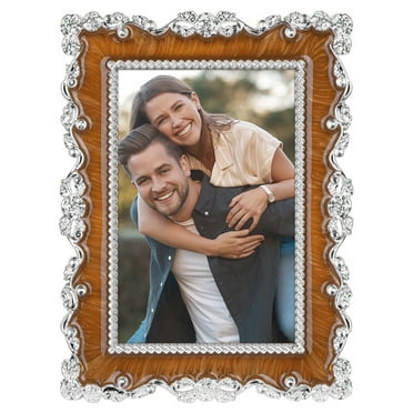 Unique Bargains Picture Frame Luxury Photo Frames Coffee 4x6