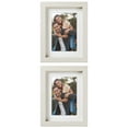 thumbnail image 1 of Unique Bargains Picture Frame Rustic Texture Frame Distressed Farmhouse Beige -2Pcs 5x7, 1 of 6