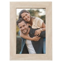Unique Bargains Picture Frame Rustic Texture Frame Distressed Farmhouse Brown 4x6