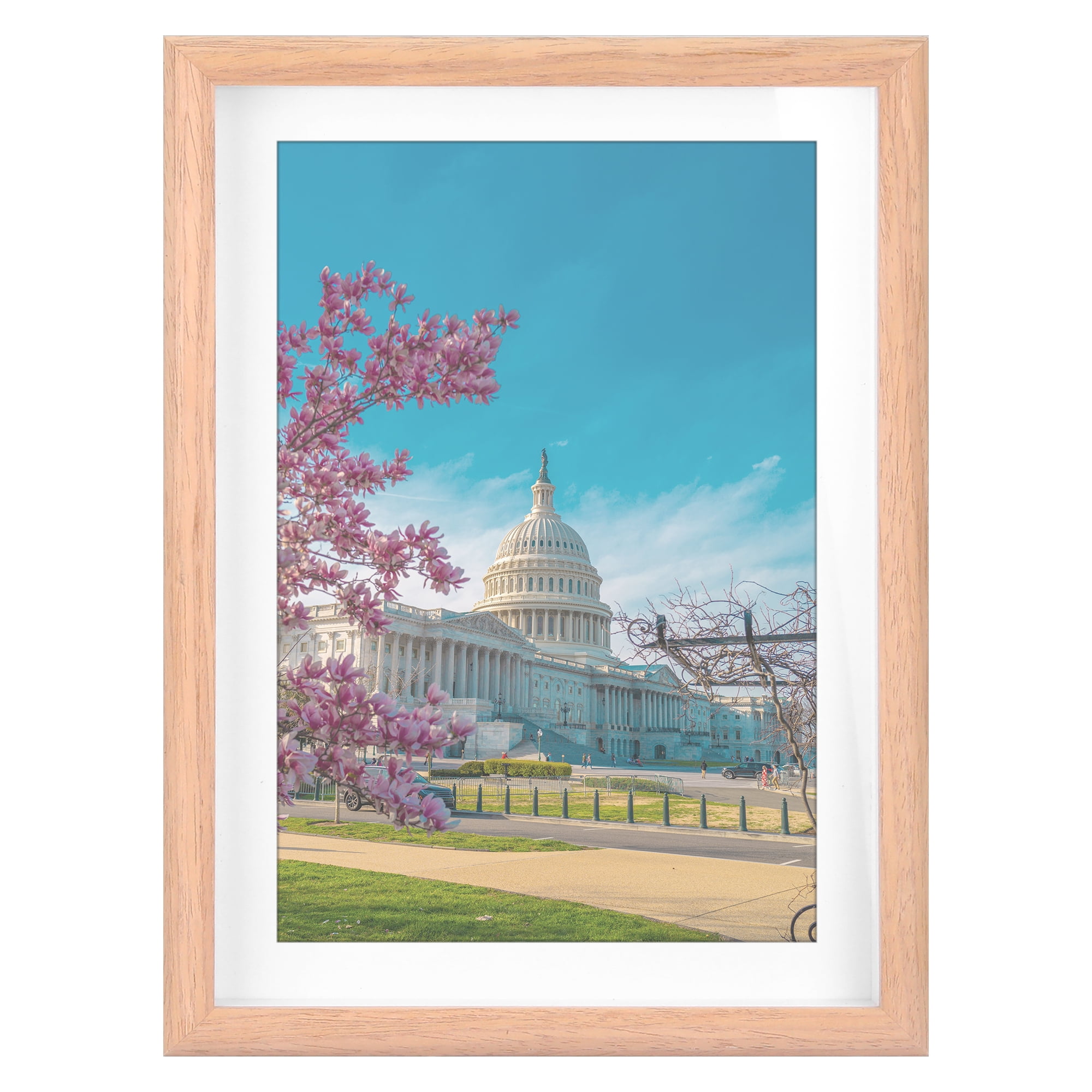 Unique Bargains Picture Frame for Photos Modern Frames 6x8