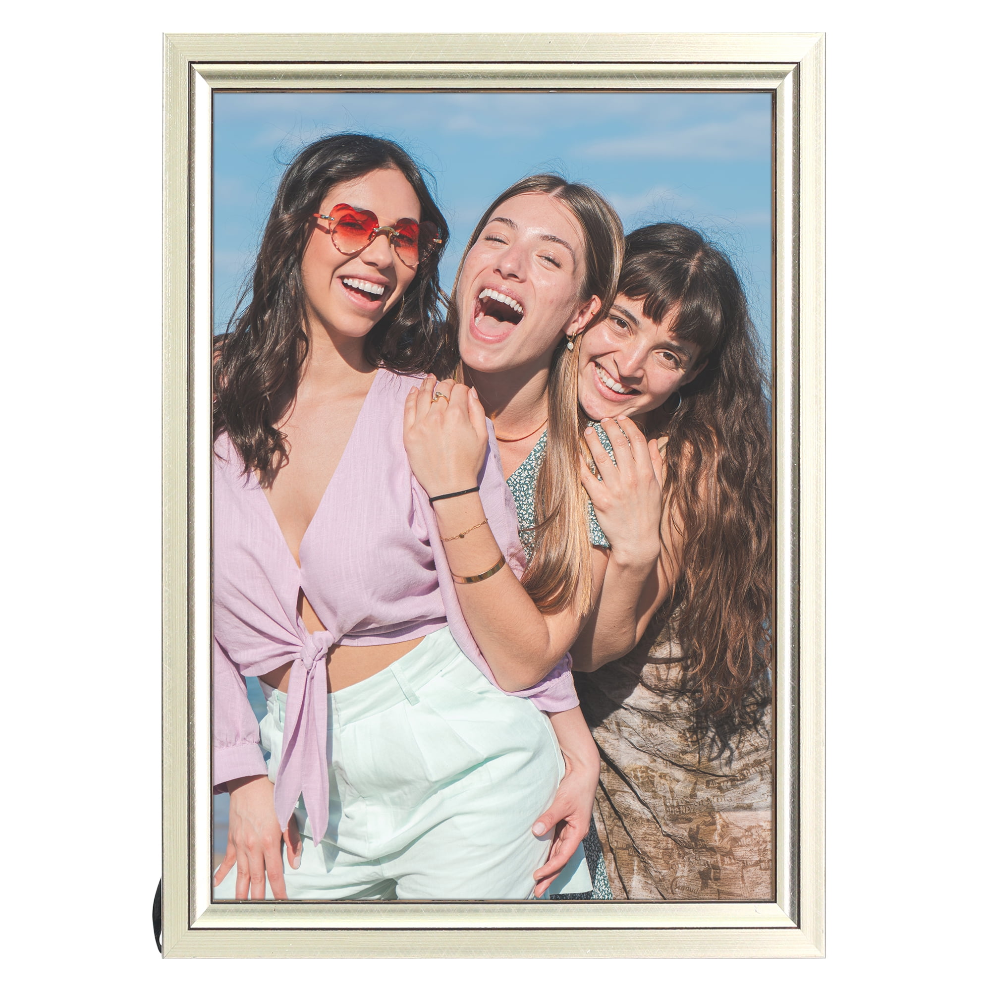 Unique Bargains Picture Frames Rectangle Photo Frame Display for Home ...