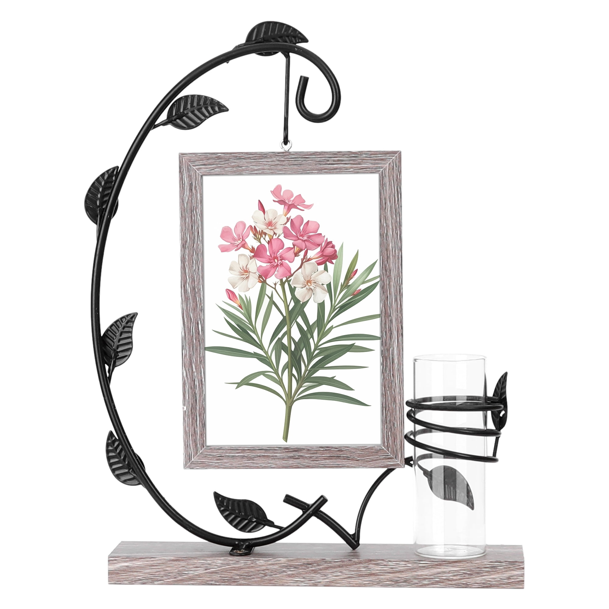 Unique Bargains Picture Frames for Photo on Tabletop Creativity Frames Grey Grain Color