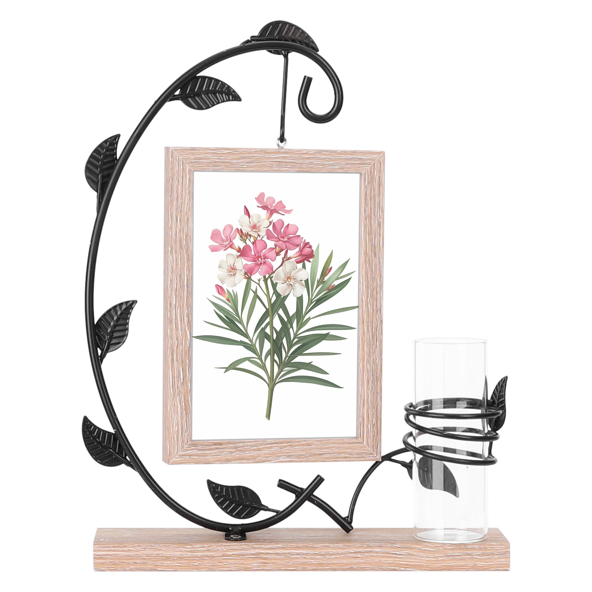 Unique Bargains Picture Frames for Photo on Tabletop Creativity Frames Wood Grain Color