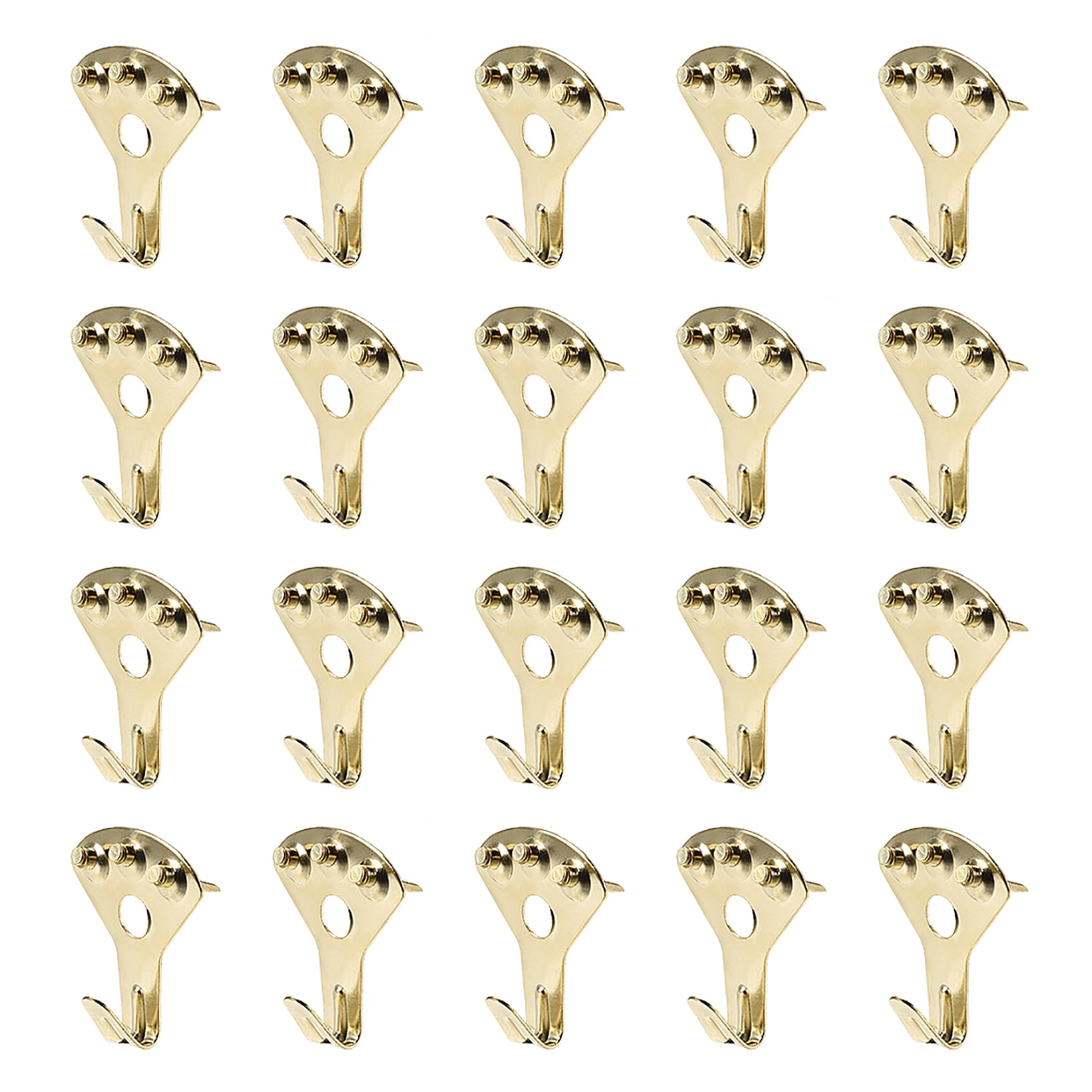 Unique Bargains Picture Hangers 75lbs Photo Frame Hooks Kit w Nails, 20Pack