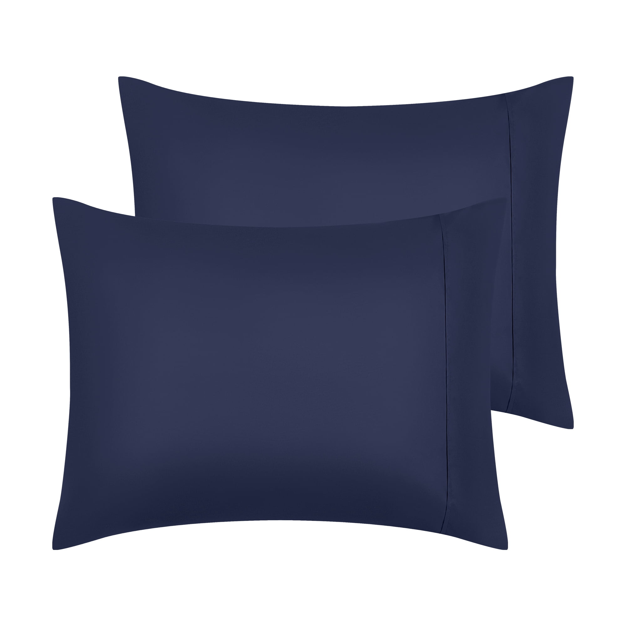 Unique Bargains Pillow Cases with Envelope Closure Pillow Covers 2 pcs Standard Bavy Blue