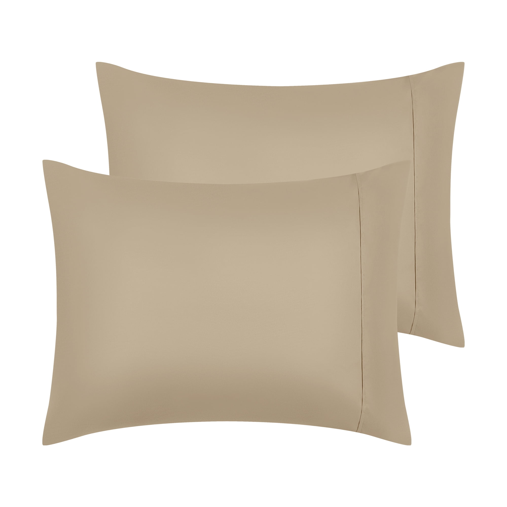 Unique Bargains Pillow Cases with Envelope Closure Pillow Covers 2 pcs Standard Camel