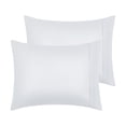 thumbnail image 1 of Unique Bargains Pillow Cases with Envelope Closure Pillow Covers 2 pcs Standard White, 1 of 8