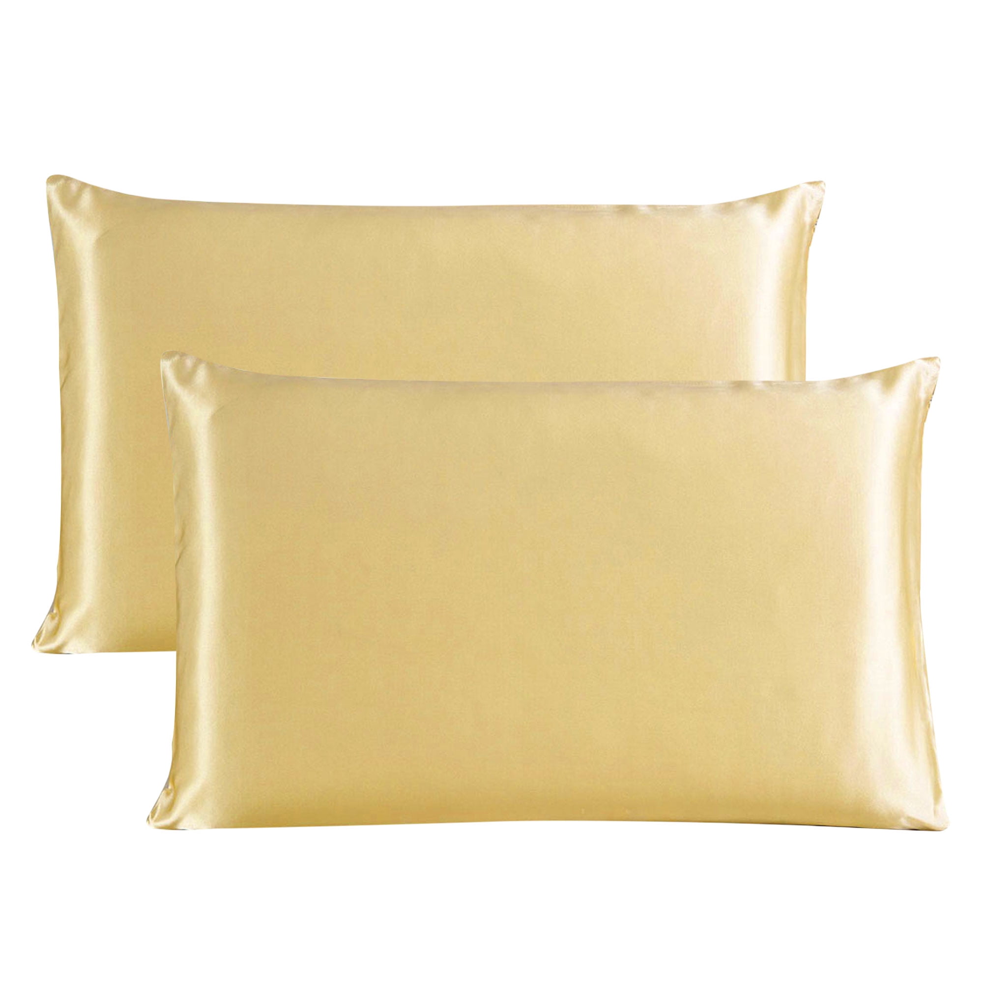 Unique Bargains 100% Mulberry Silk Pillowcase Set of 2, Queen Size