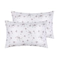 thumbnail image 1 of Unique Bargains Pillowcase Soft Floral Pillow Cases with Envelope Closure Queen Beige, 1 of 7