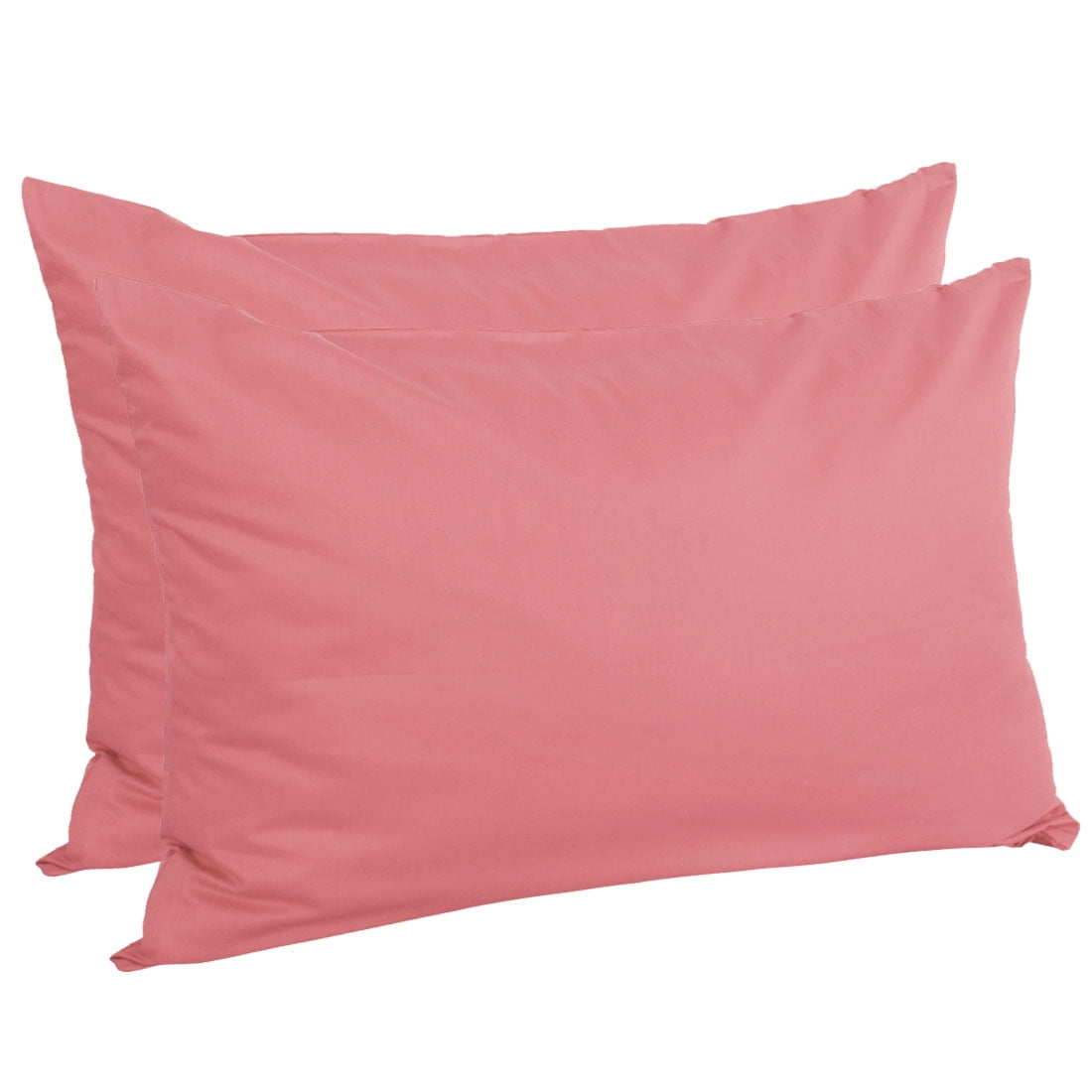 Unique Bargains Pillowcases 2Piece Egyptian Cotton Pillow Cover Coral