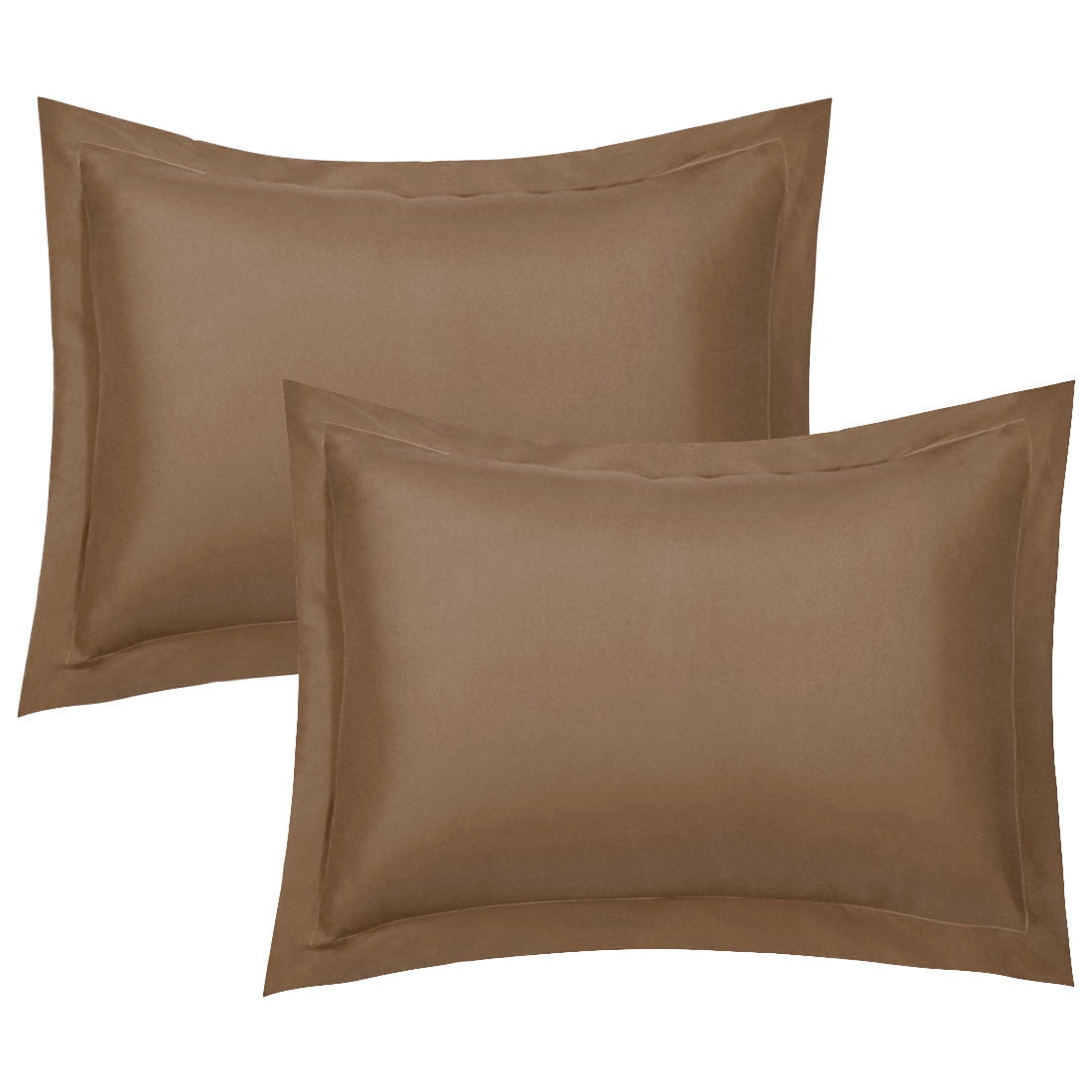Unique Bargains Pillowcases Soft Microfiber Pillow Shams Set of 2