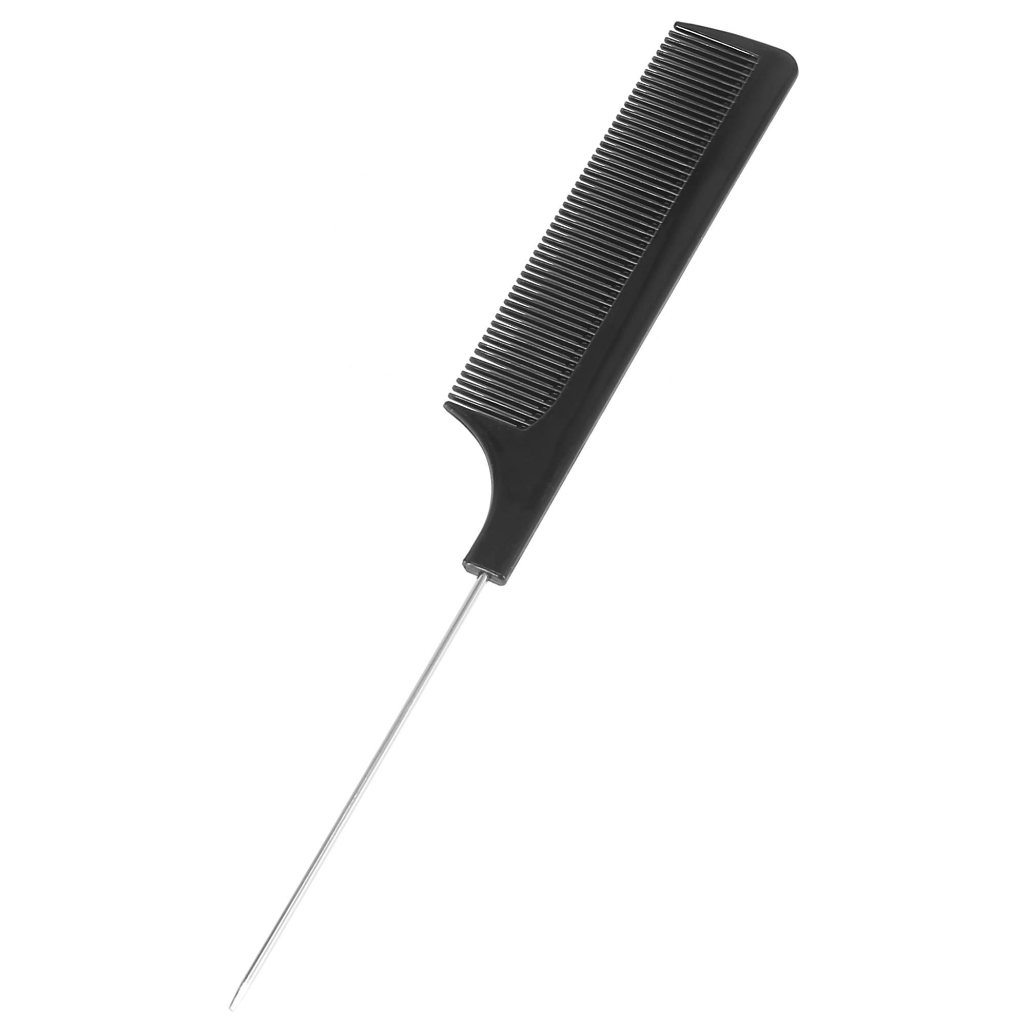 Unique Bargains Pin Tail Comb for Curly Hair Wet Long Thick Wavy Hair Steel Handle